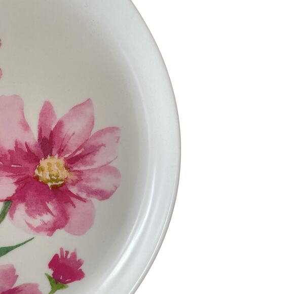 Soho Loft Pink Floral Melamine Dinner Plates 11in Set of 4 Spring NEW - Picture 11 of 15